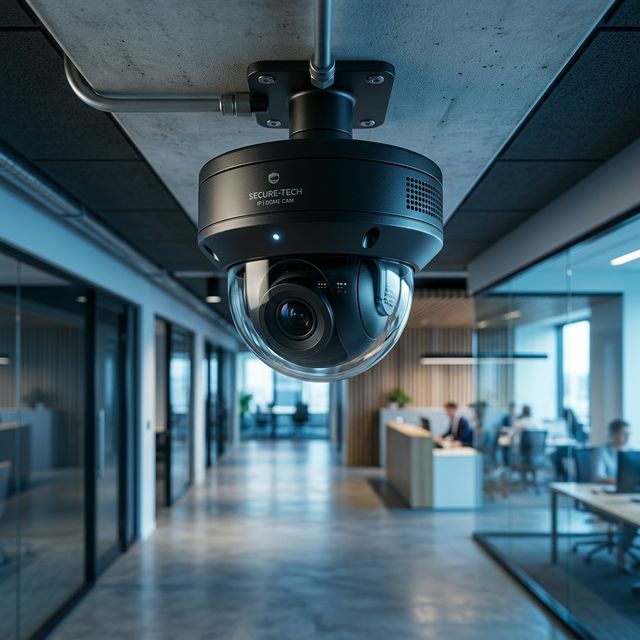 CCTV camera installation in Qatar - IP surveillance systems by AJS Security